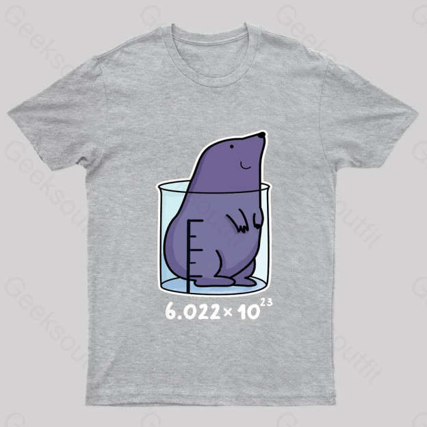Chemistry Mole Geek T-Shirt Grey / S