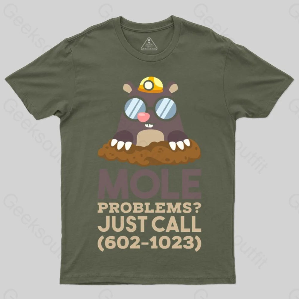 Chemistry - Mole Problems T-shirt - Geeksoutfit