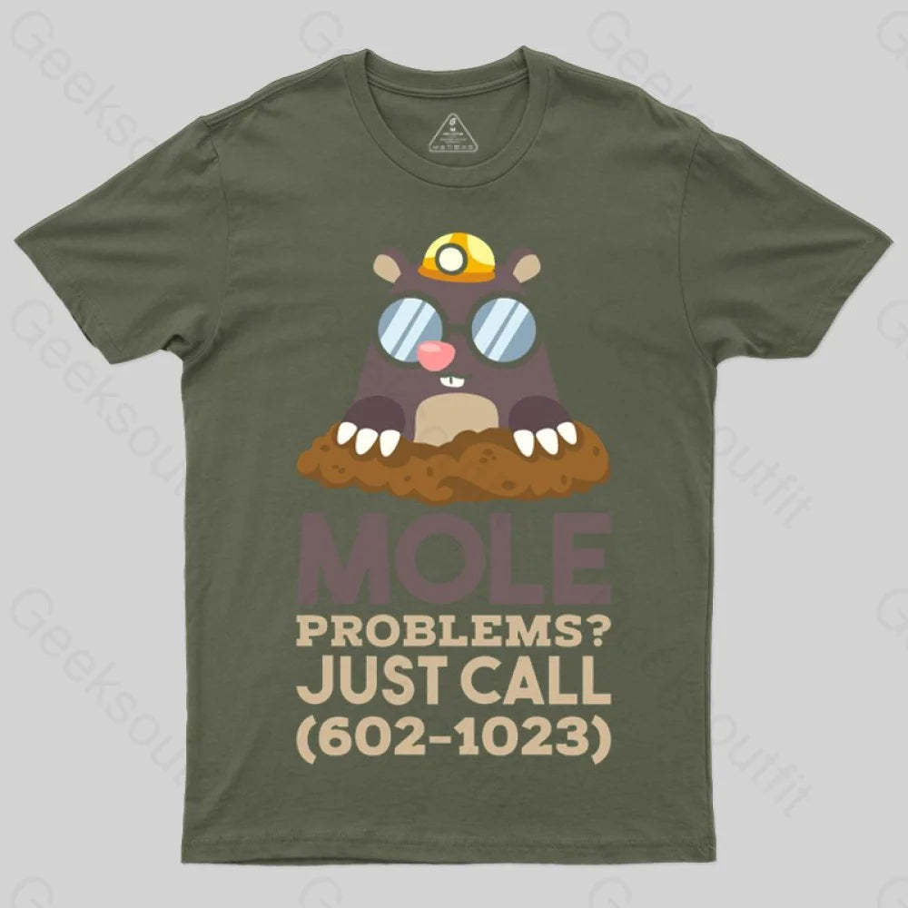 Chemistry - Mole Problems T-shirt - Geeksoutfit