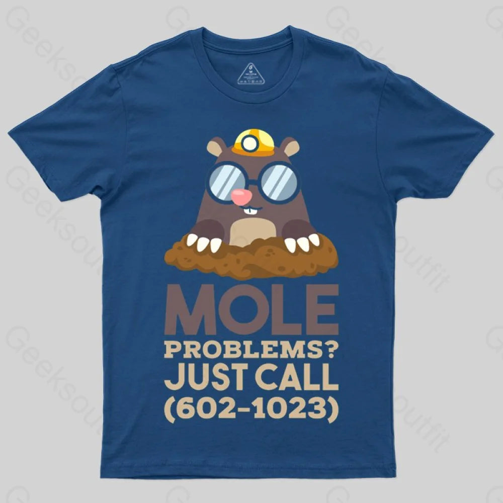 Chemistry - Mole Problems T-shirt - Geeksoutfit