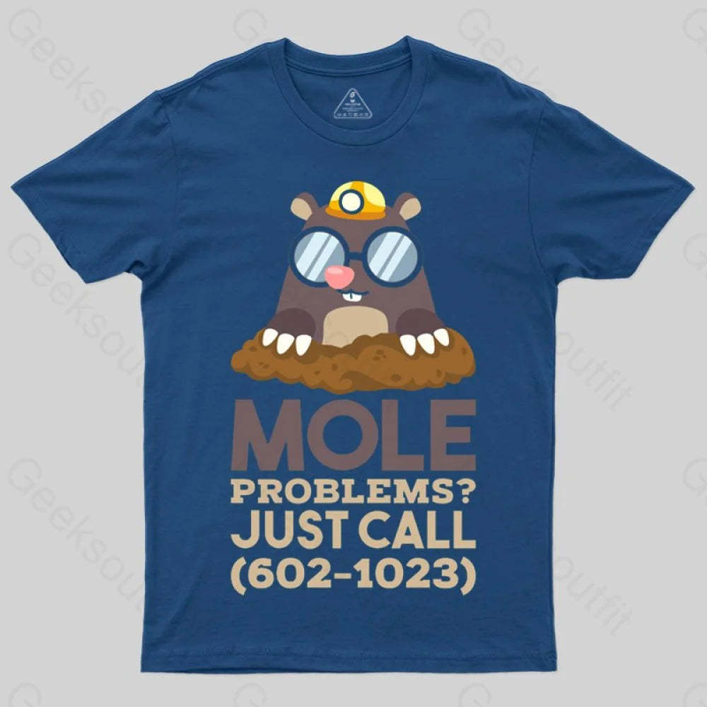 Chemistry - Mole Problems T-shirt - Geeksoutfit