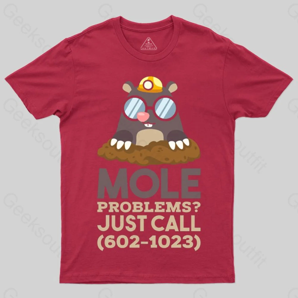 Chemistry - Mole Problems T-shirt - Geeksoutfit