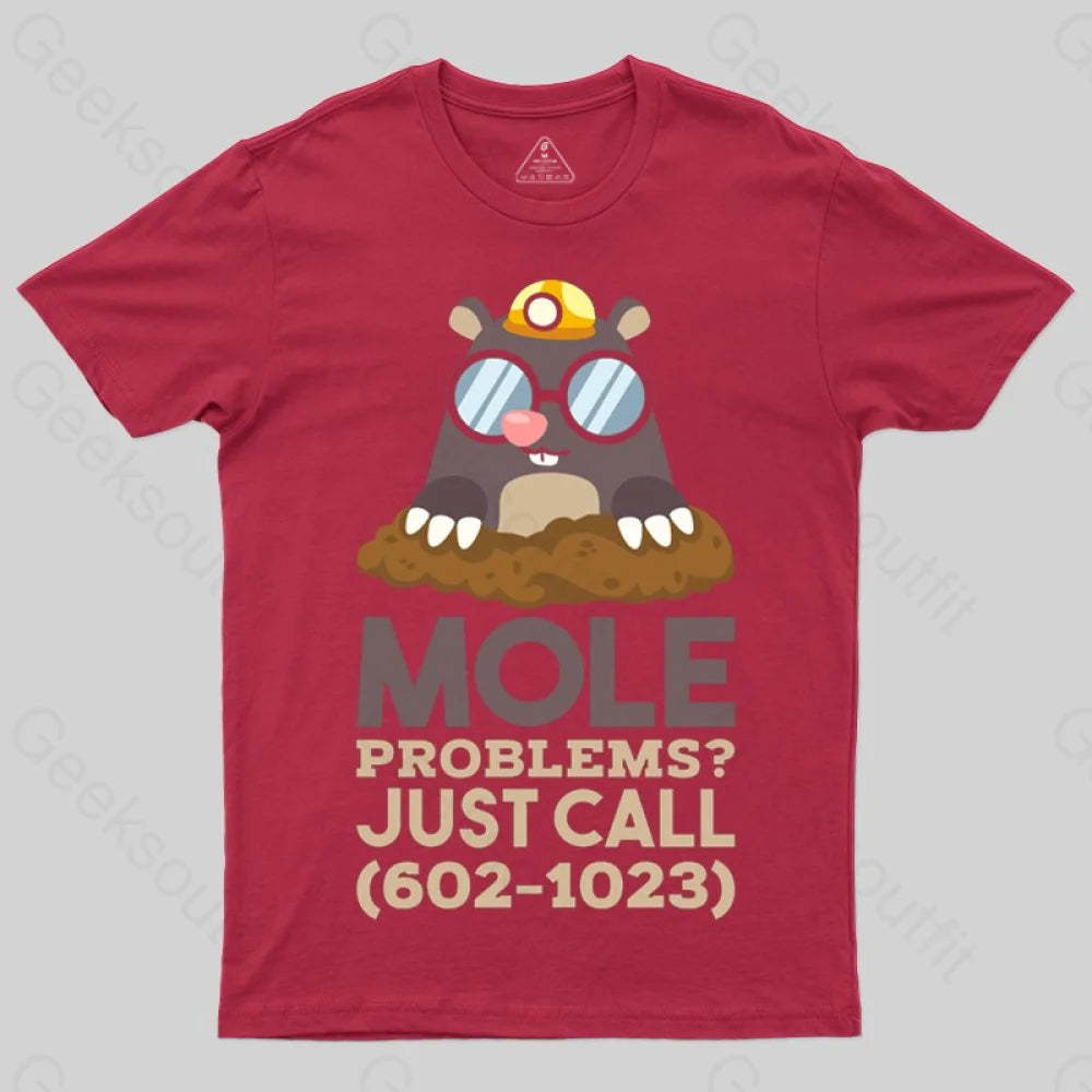 Chemistry - Mole Problems T-shirt - Geeksoutfit