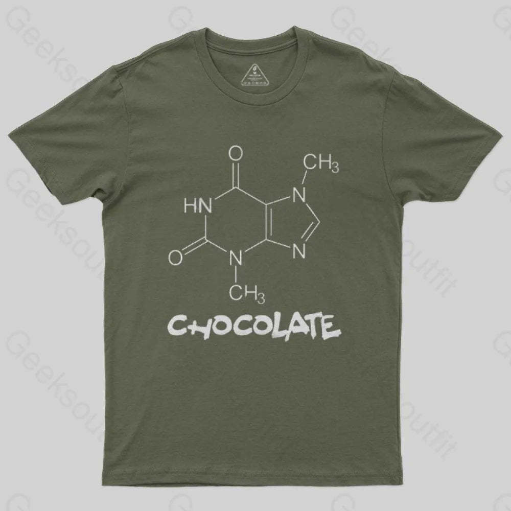 Chemistry of Chocolate T-shirt - Geeksoutfit