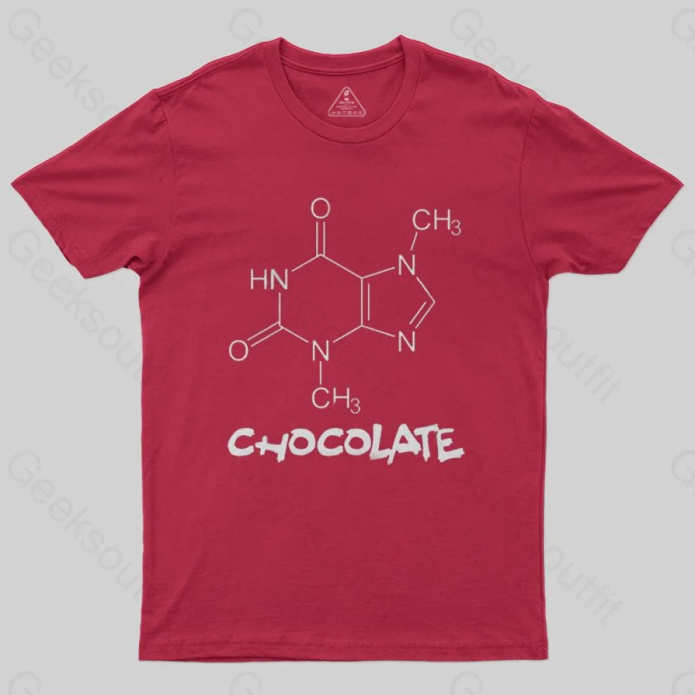 Chemistry of Chocolate T-shirt - Geeksoutfit