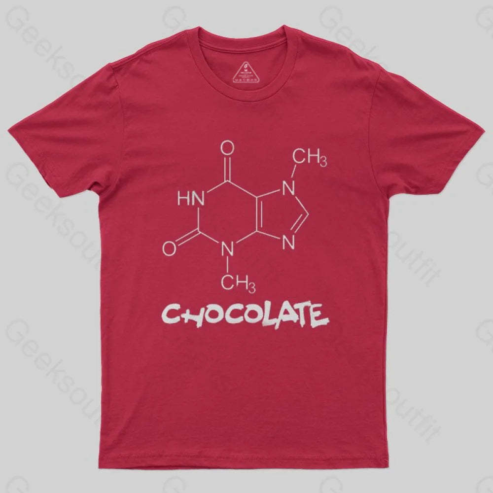 Chemistry of Chocolate T-shirt - Geeksoutfit