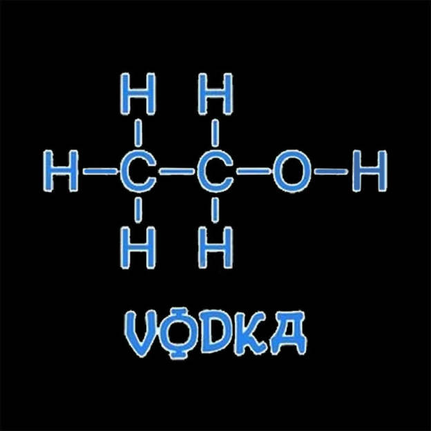 Chemistry Of Vodka Geek T-Shirt