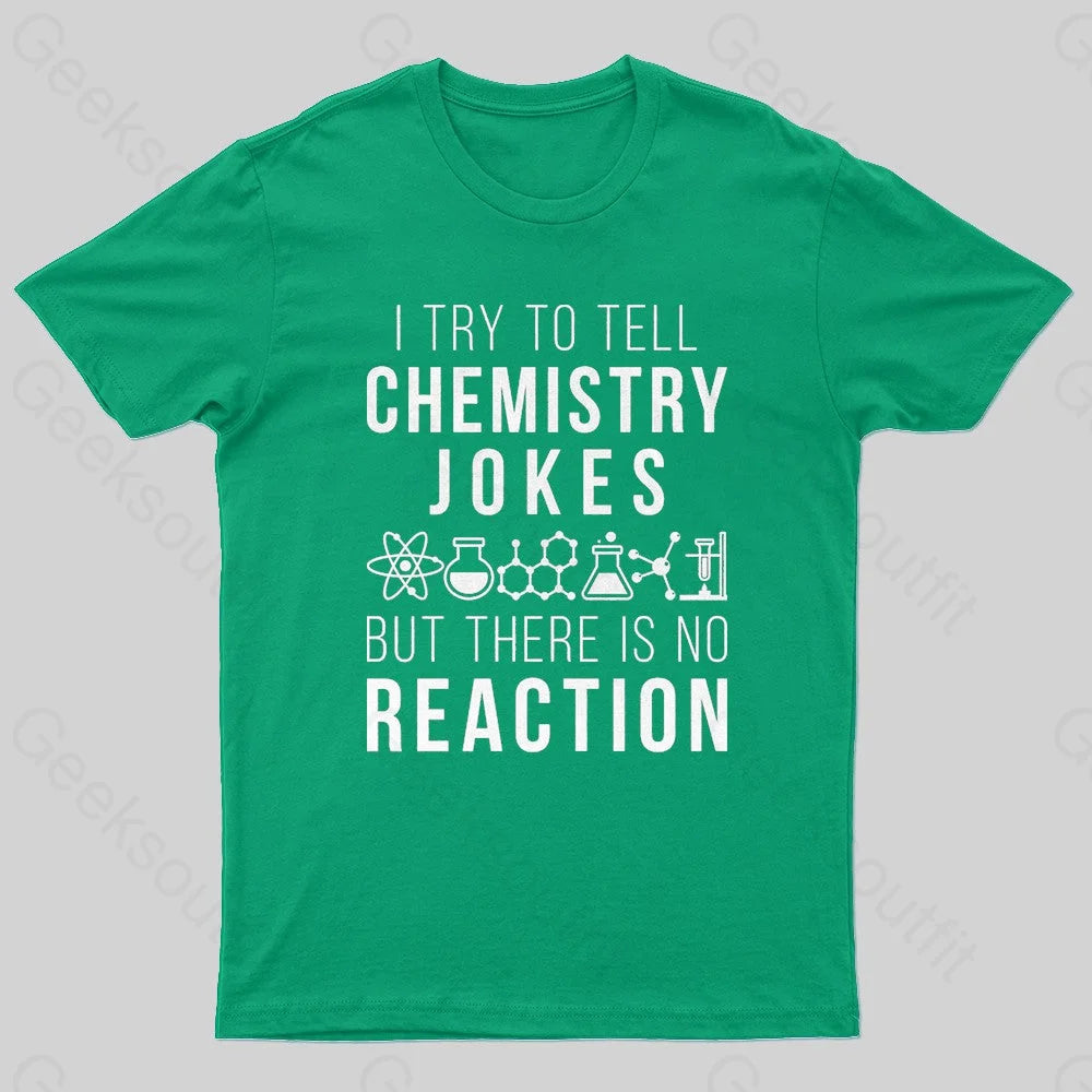 Chemistry Teacher Nerd T-Shirt Green / S