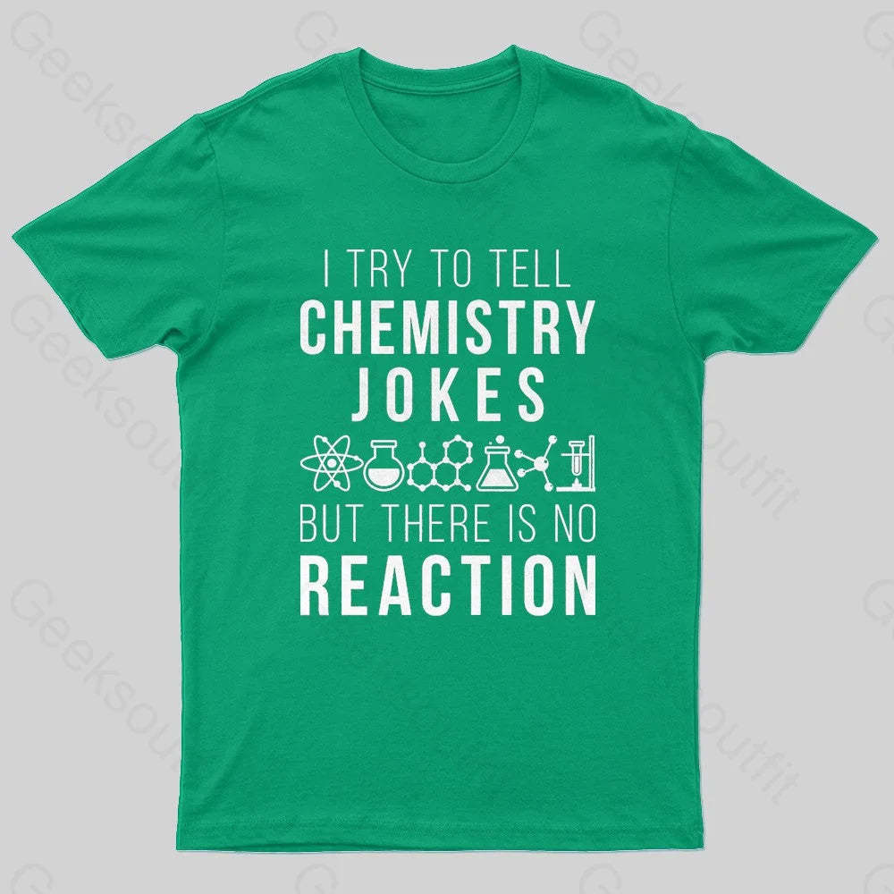 Chemistry Teacher Nerd T-Shirt Green / S