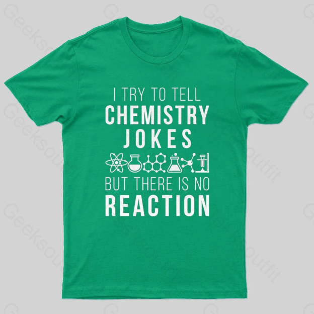 Chemistry Teacher Nerd T-Shirt Green / S
