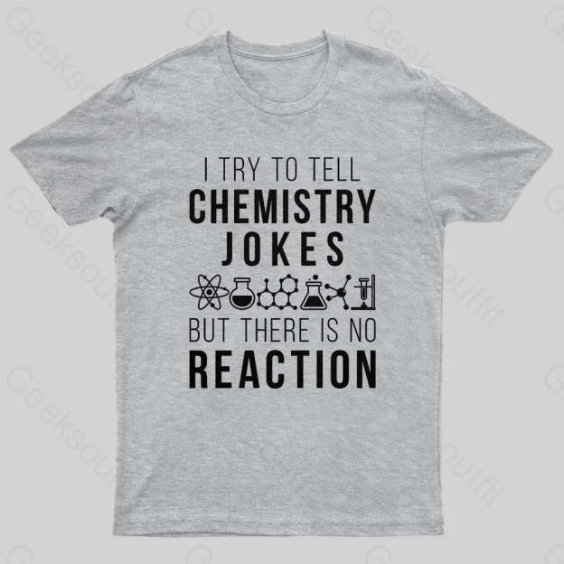 Chemistry Teacher Nerd T-Shirt Grey / S