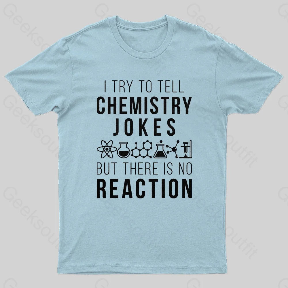 Chemistry Teacher Nerd T-Shirt Light Blue / S