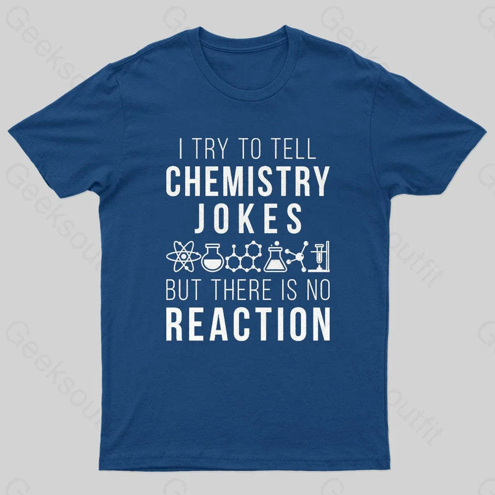 Chemistry Teacher Nerd T-Shirt Navy / S