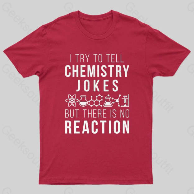 Chemistry Teacher Nerd T-Shirt Red / S