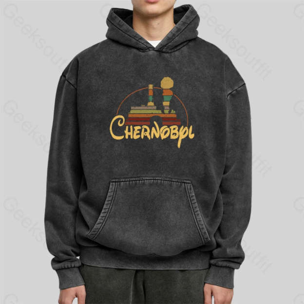 Chernobyl Fantasy Logo Classic Washed Hoodie