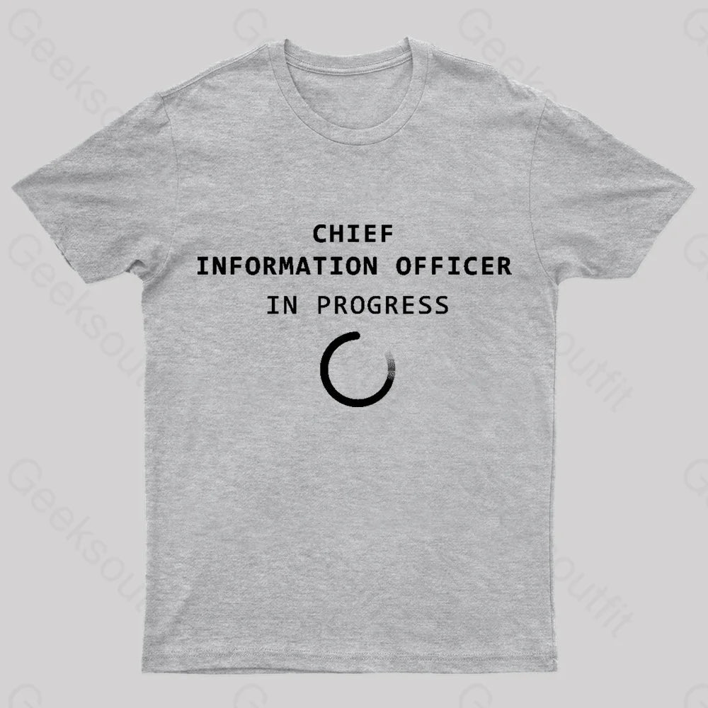 Chief Information Officer Geek T-Shirt Grey / S