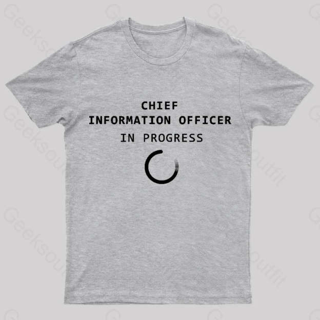 Chief Information Officer Geek T-Shirt Grey / S