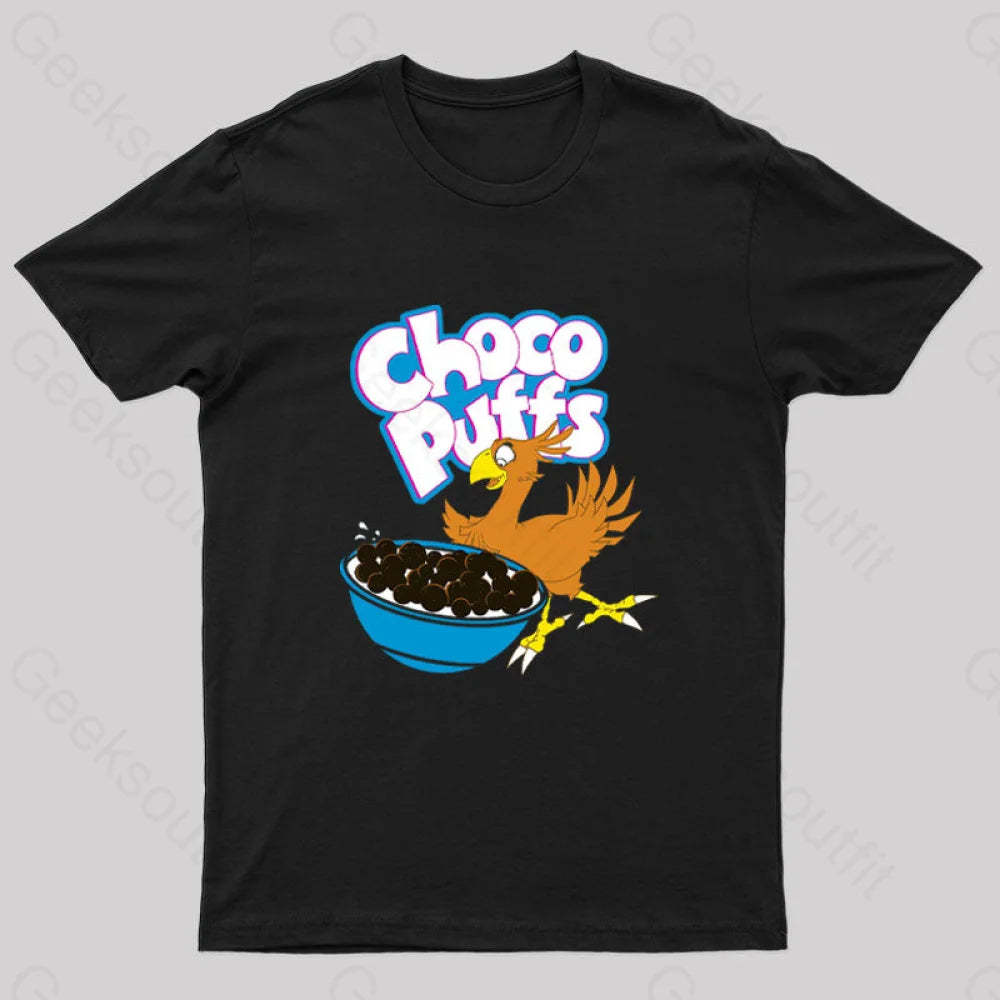 Choco Puffs Geek T-Shirt Black / S