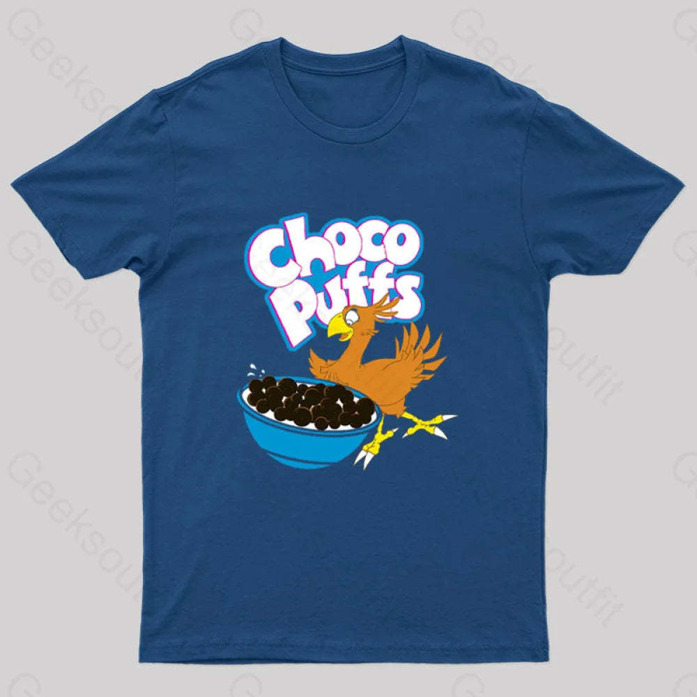 Choco Puffs Geek T-Shirt Navy / S
