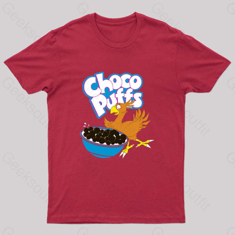 Choco Puffs Geek T-Shirt Red / S