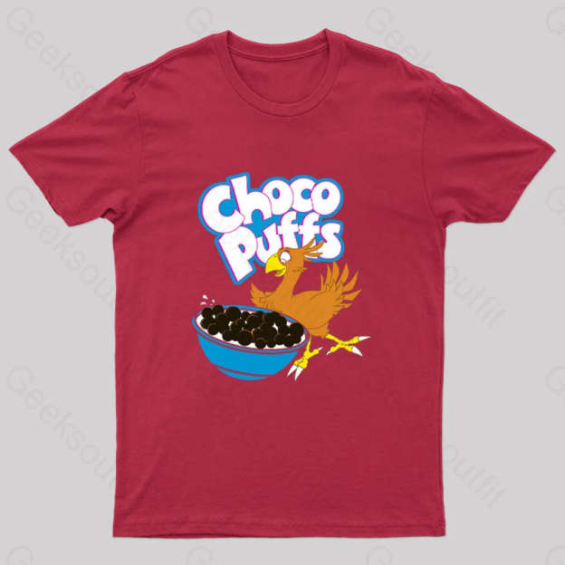 Choco Puffs Geek T-Shirt Red / S