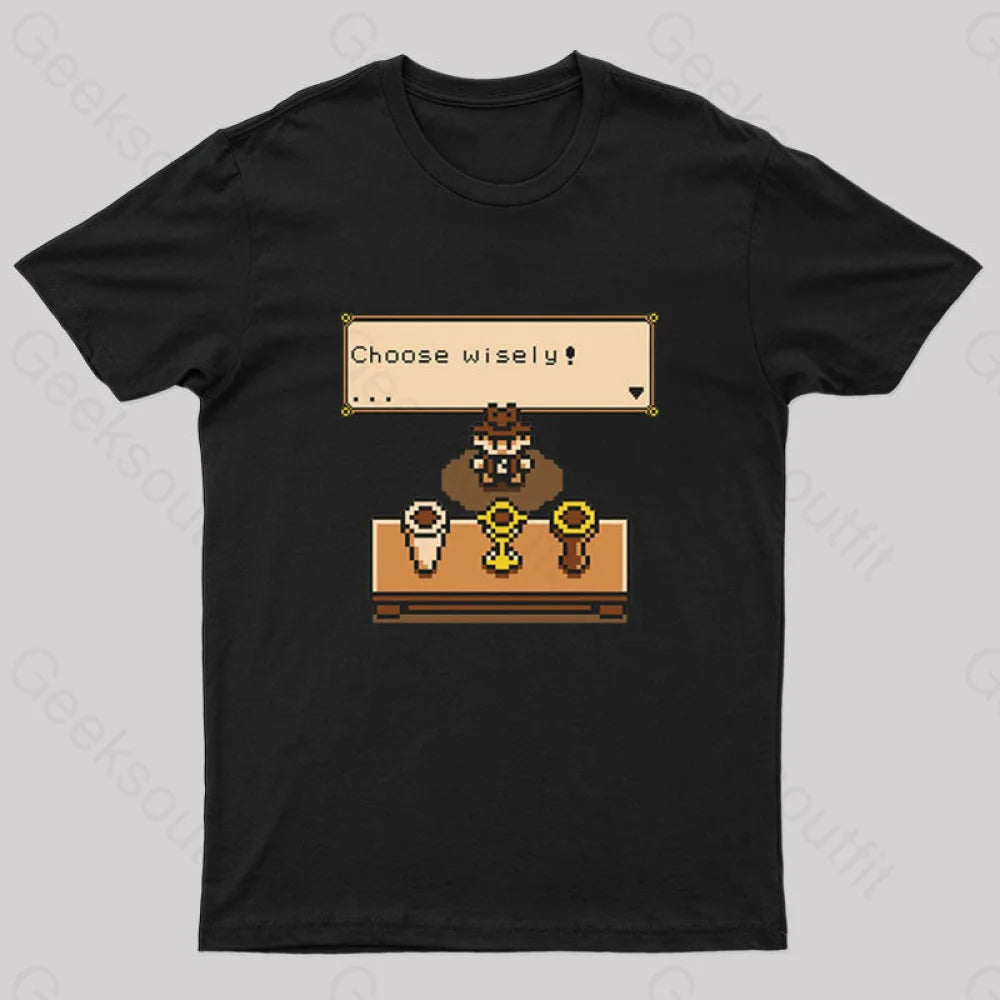 Choose Your Grail T-Shirt Black / S