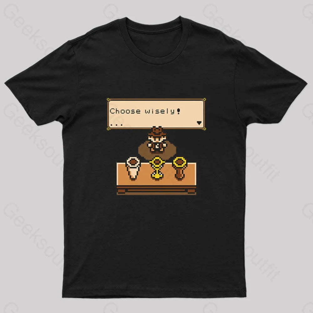 Choose Your Grail T-Shirt Black / S