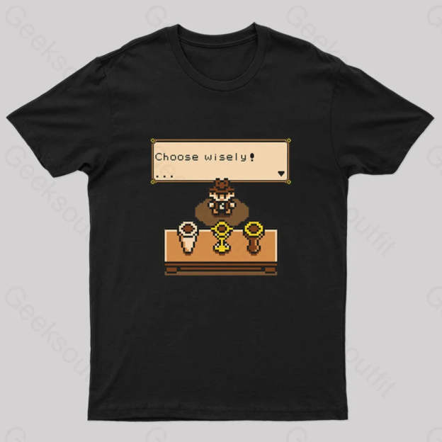 Choose Your Grail T-Shirt Black / S