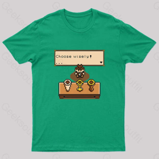 Choose Your Grail T-Shirt Green / S