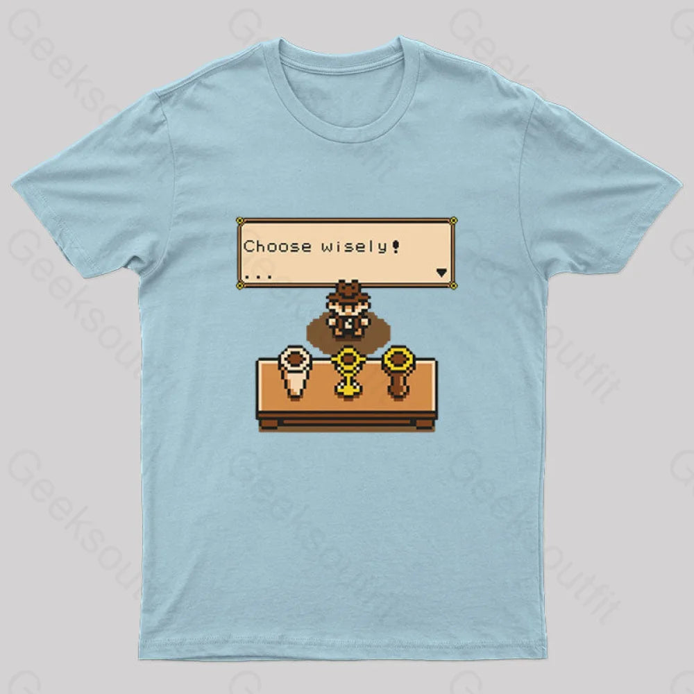 Choose Your Grail T-Shirt Light Blue / S
