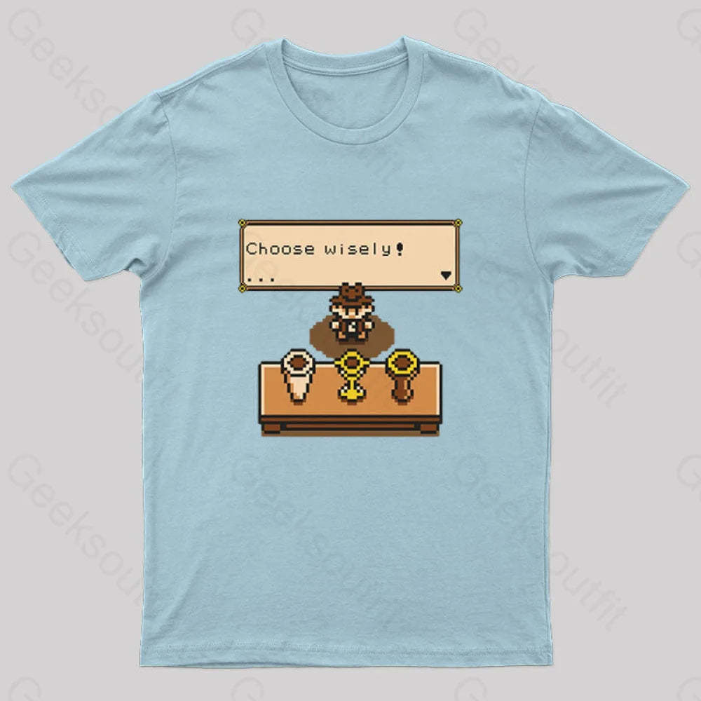 Choose Your Grail T-Shirt Light Blue / S