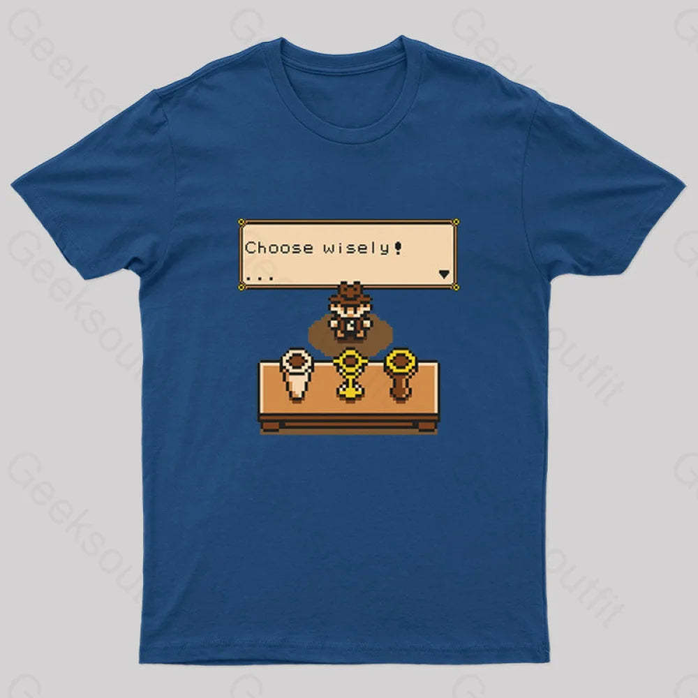 Choose Your Grail T-Shirt Navy / S