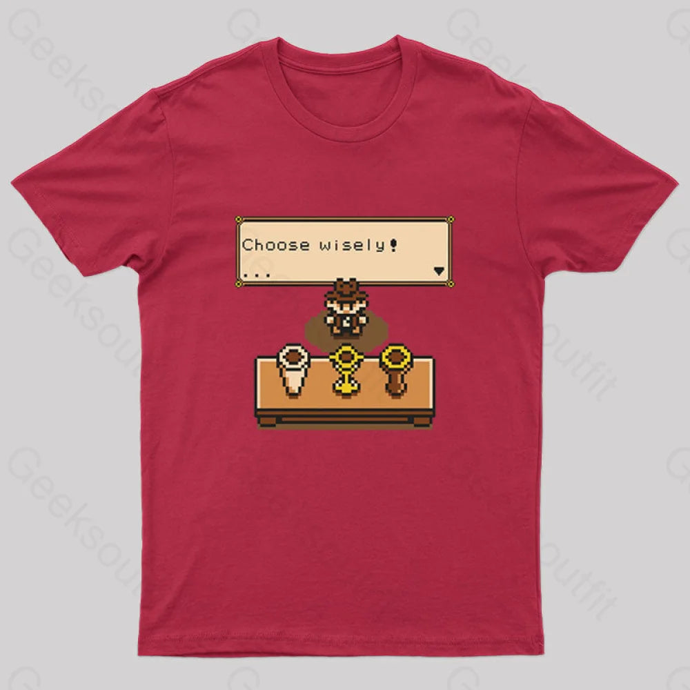 Choose Your Grail T-Shirt Red / S