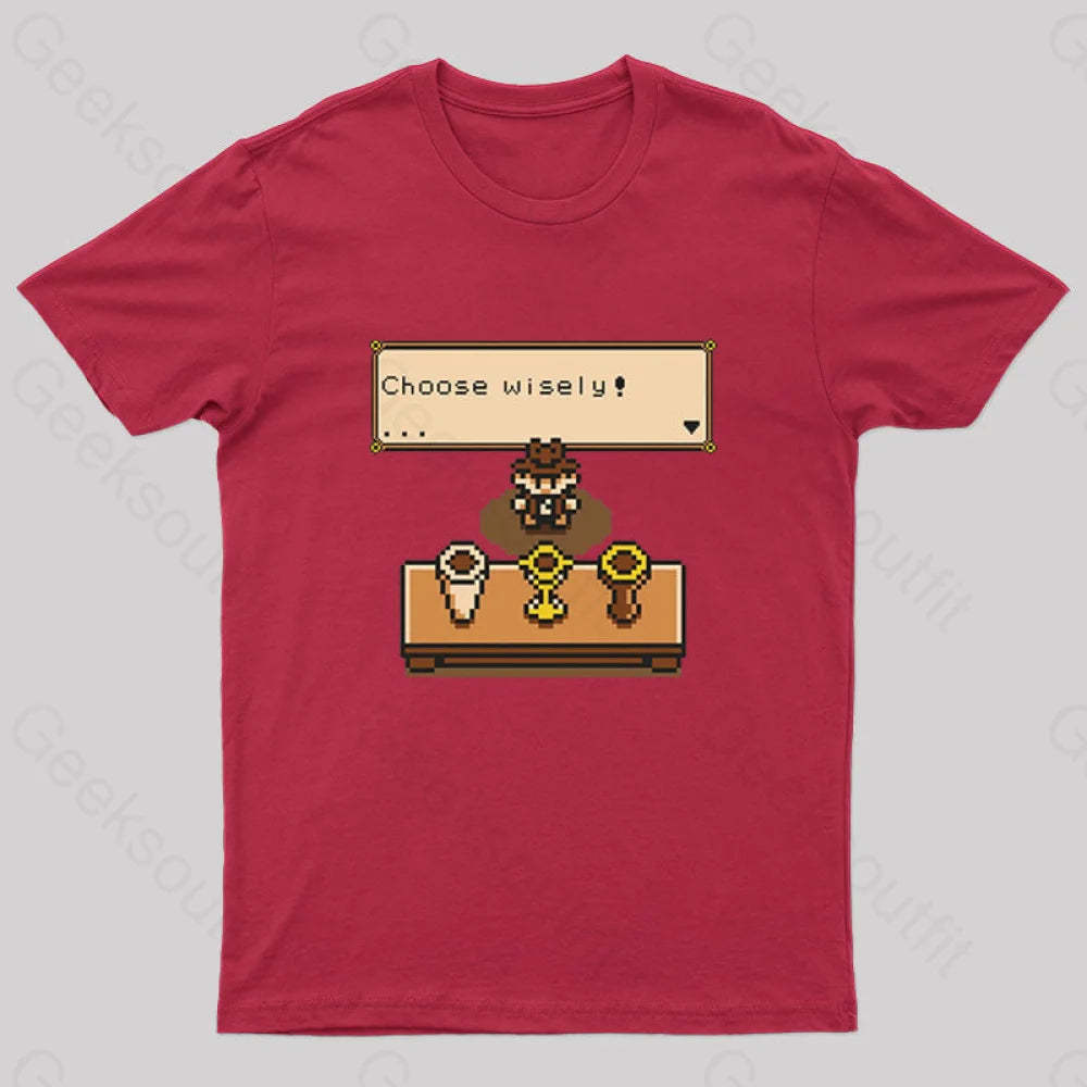 Choose Your Grail T-Shirt Red / S