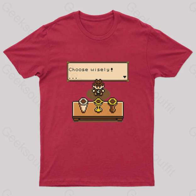 Choose Your Grail T-Shirt Red / S
