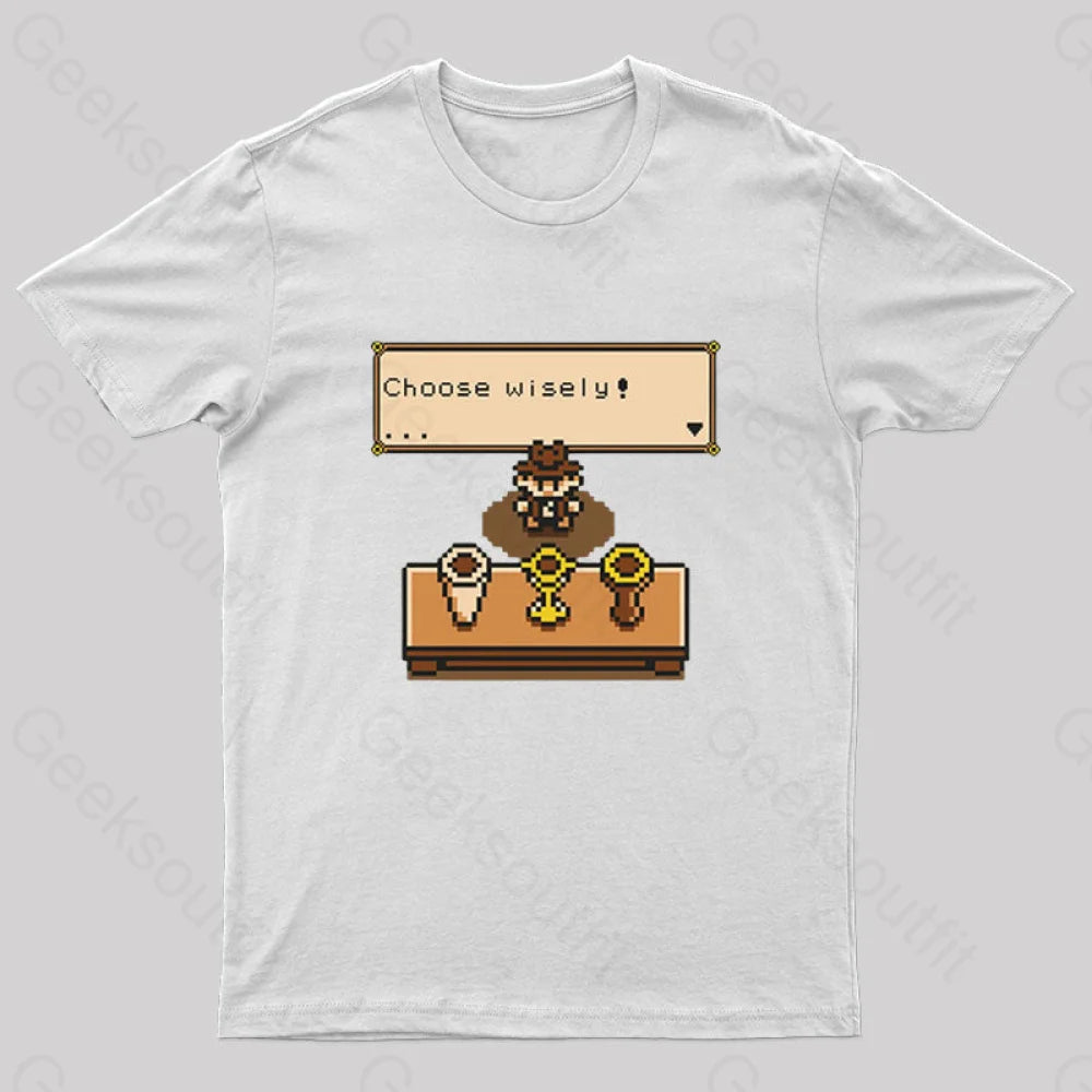 Choose Your Grail T-Shirt White / S