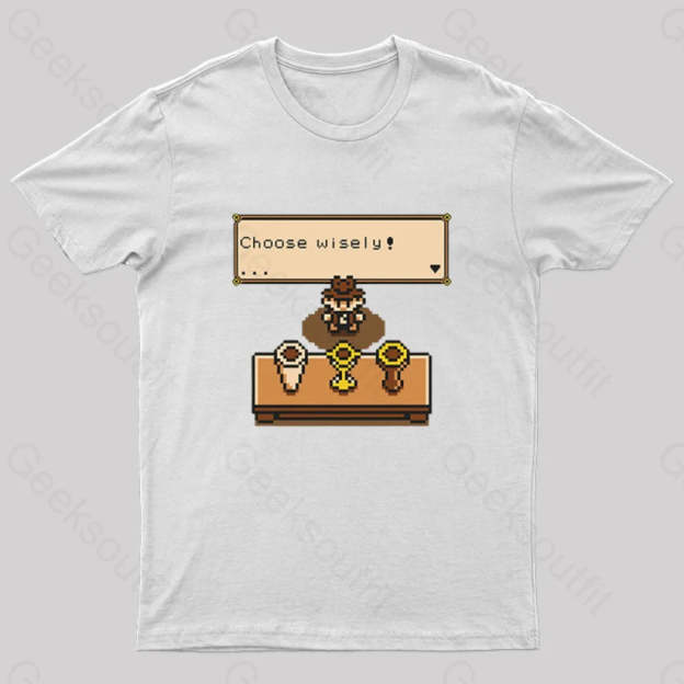 Choose Your Grail T-Shirt White / S