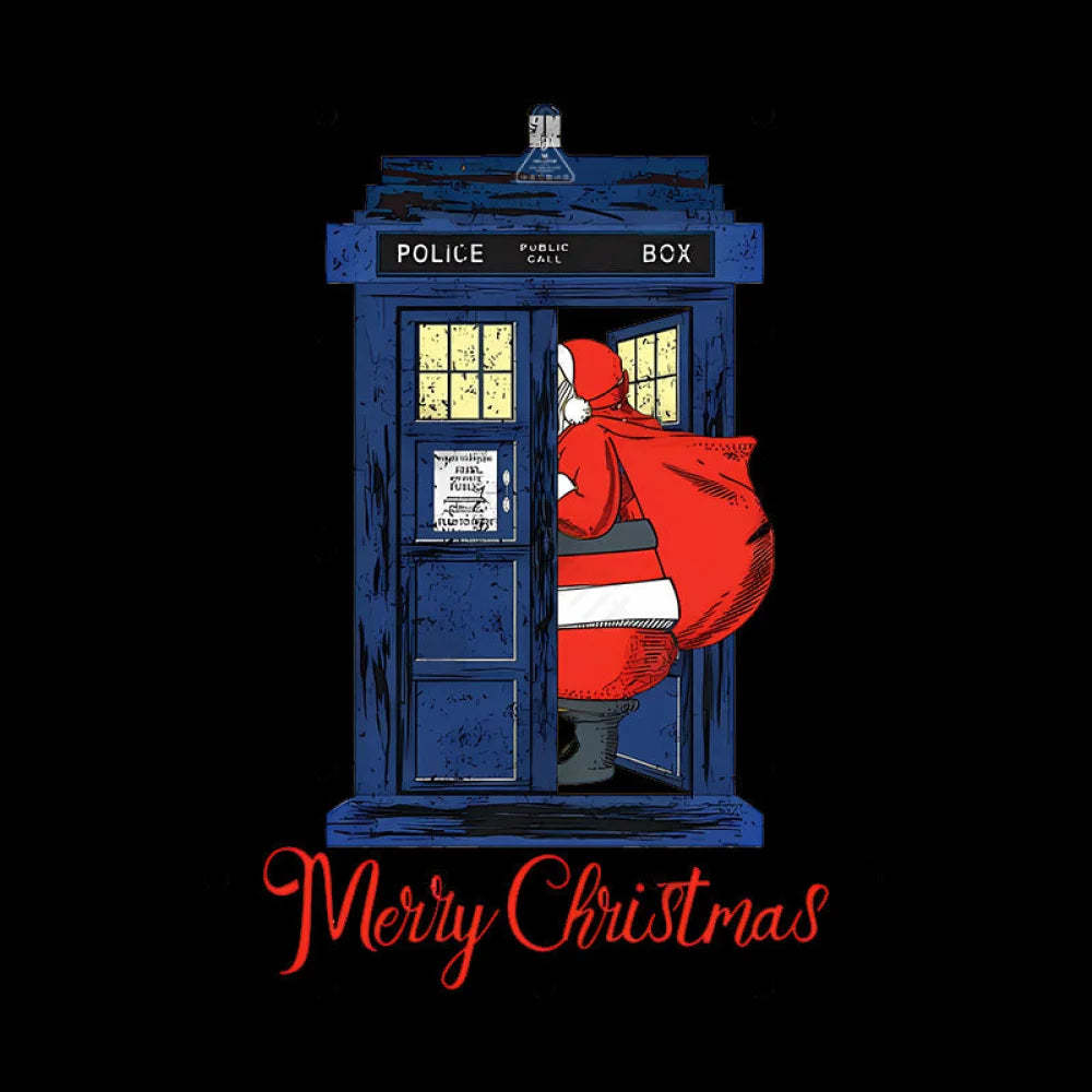 Christmas 1822 - Nicholas Visit The Blue Police Box 2 Geek T-Shirt