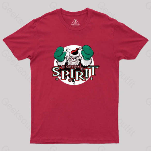 Christmas Spirit Geek T-Shirt Red / S