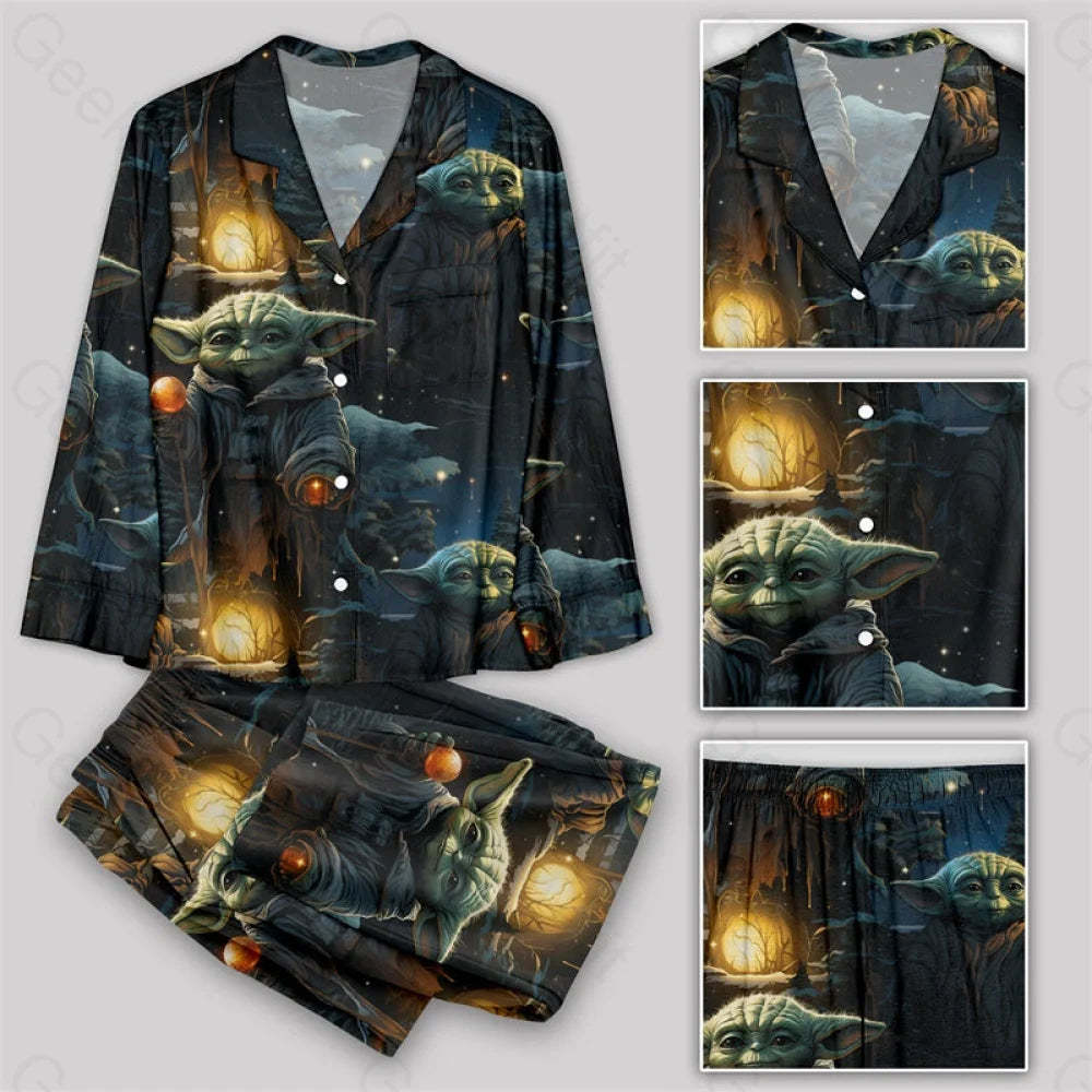 Christmas Star Wars Maestro Yoda Pajamas Set Yc