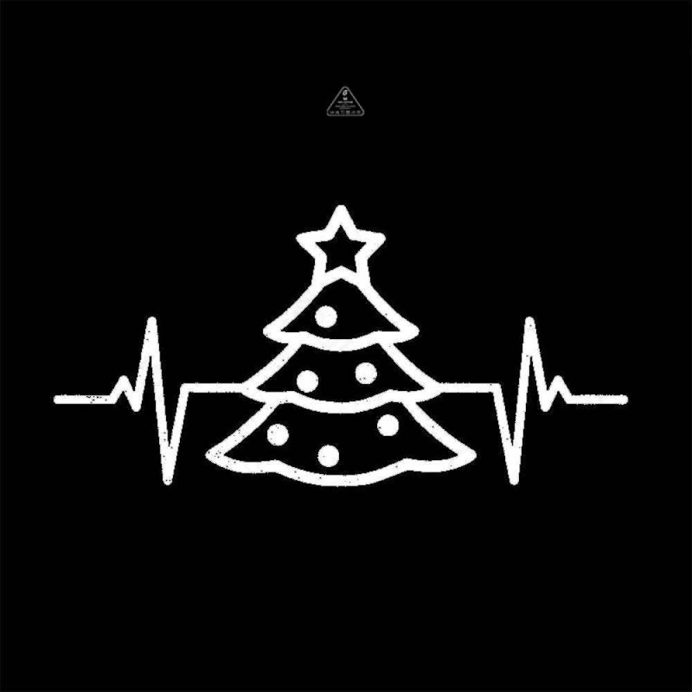 Christmas Tree Heart Beat T-Shirt