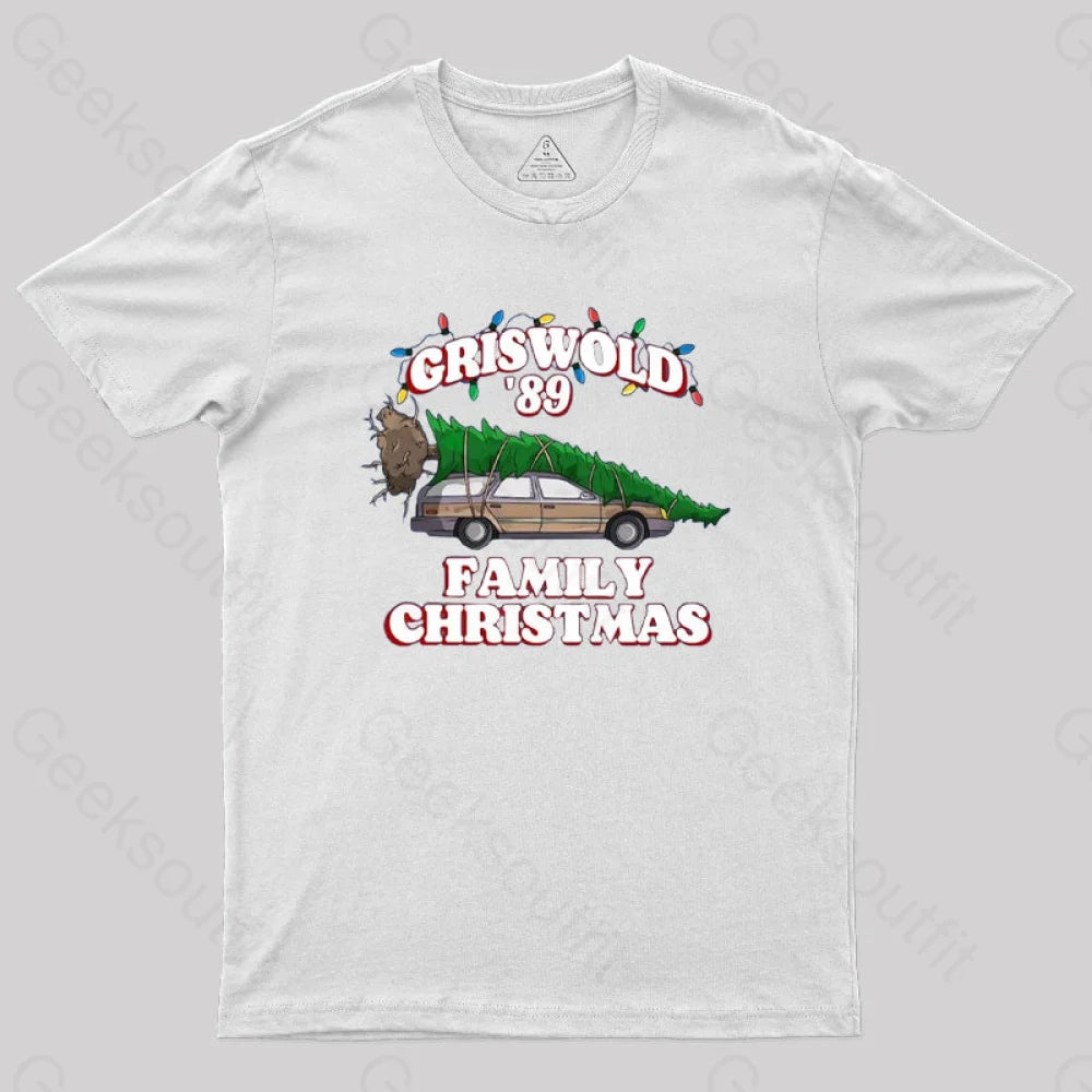 Christmas Vacation National Lampoons Geek T-Shirt White / S