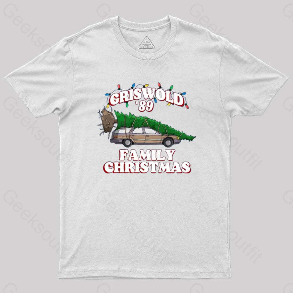 Christmas Vacation National Lampoons Geek T-Shirt White / S