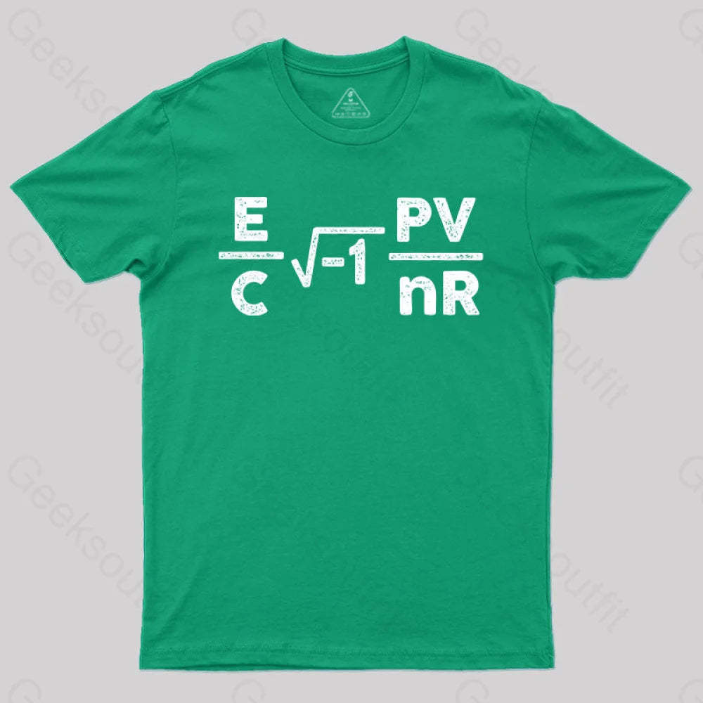 Circuit Total Resistance Formula T-Shirt Green / S Yc