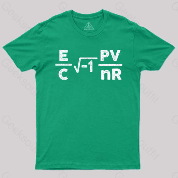 Circuit Total Resistance Formula T-Shirt Green / S Yc