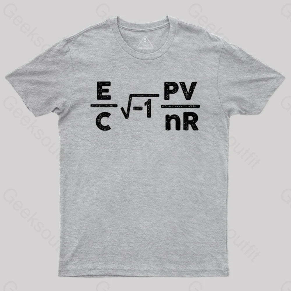 Circuit Total Resistance Formula T-Shirt Grey / S Yc