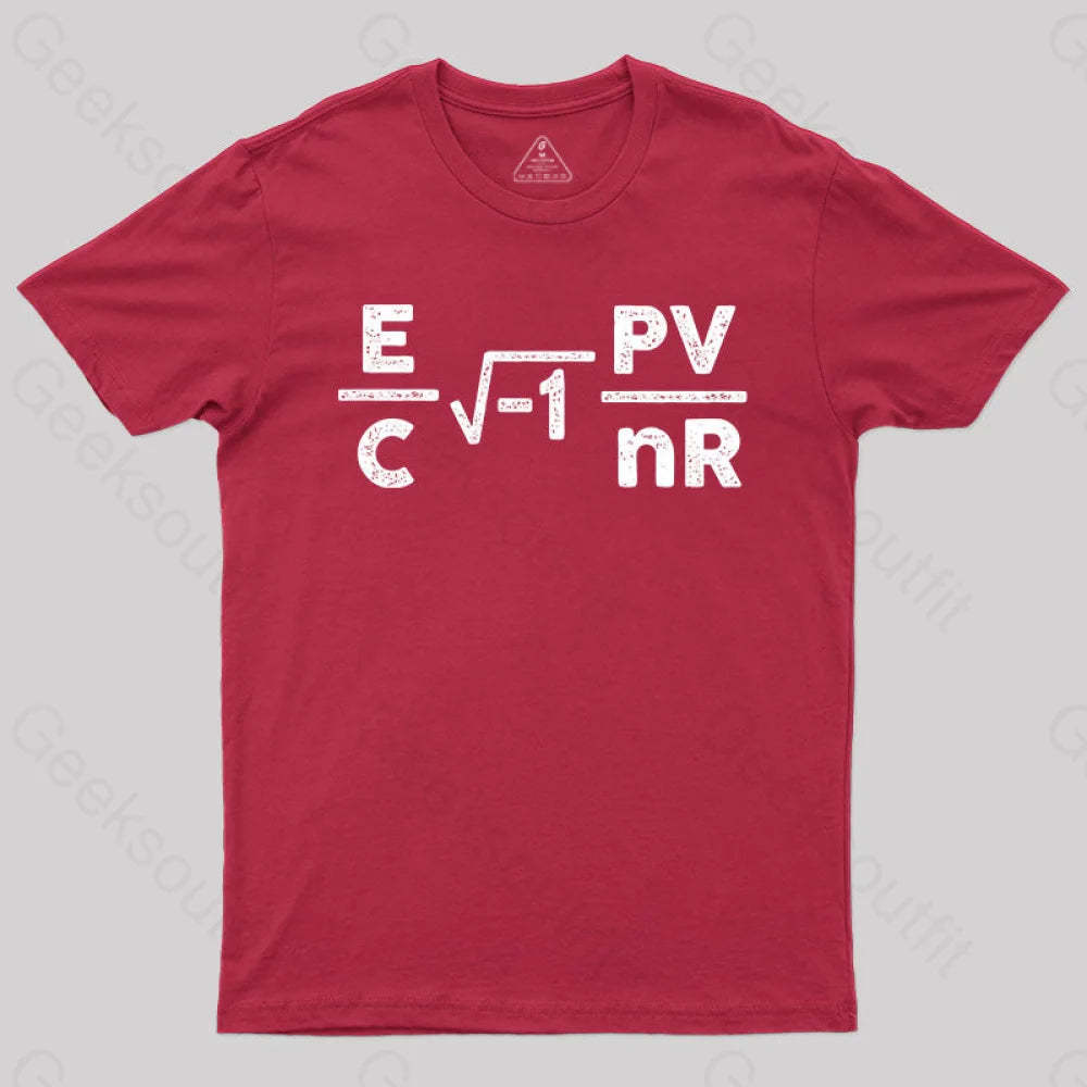Circuit Total Resistance Formula T-Shirt Red / S Yc