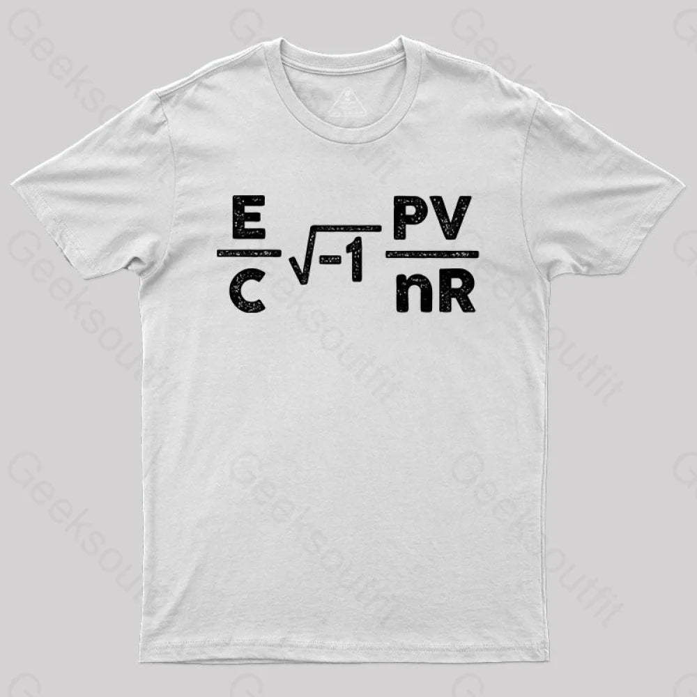Circuit Total Resistance Formula T-Shirt White / S Yc
