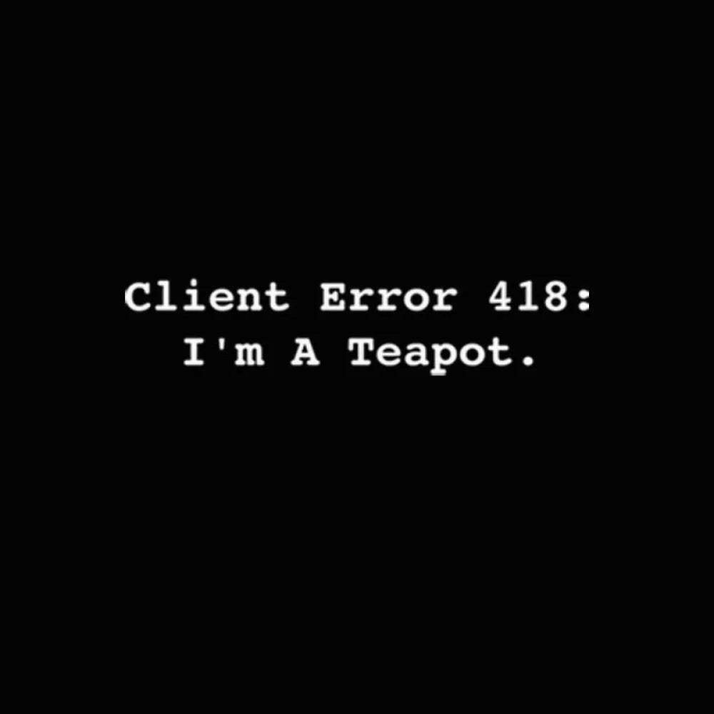 Client Error 418 Nerd T-Shirt