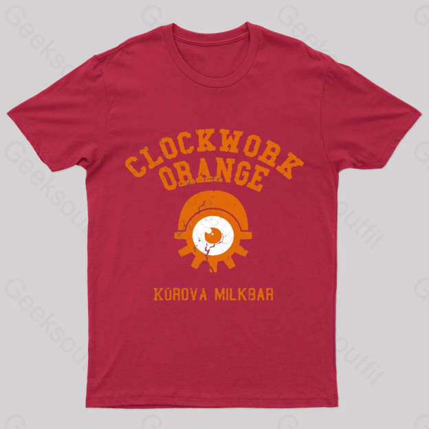 Clockwork Orange Nerd T-Shirt Red / S